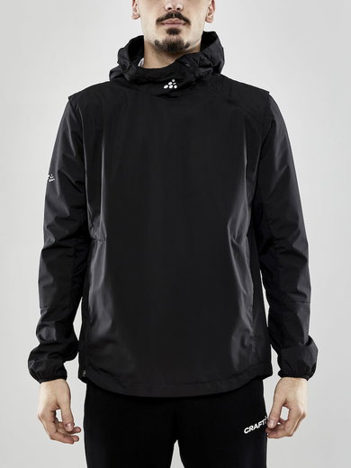 Craft Sport-Trainingsjacke Zaero Anorak 3.0 (leicht, wind- und wasserabweisend) schwarz Herren